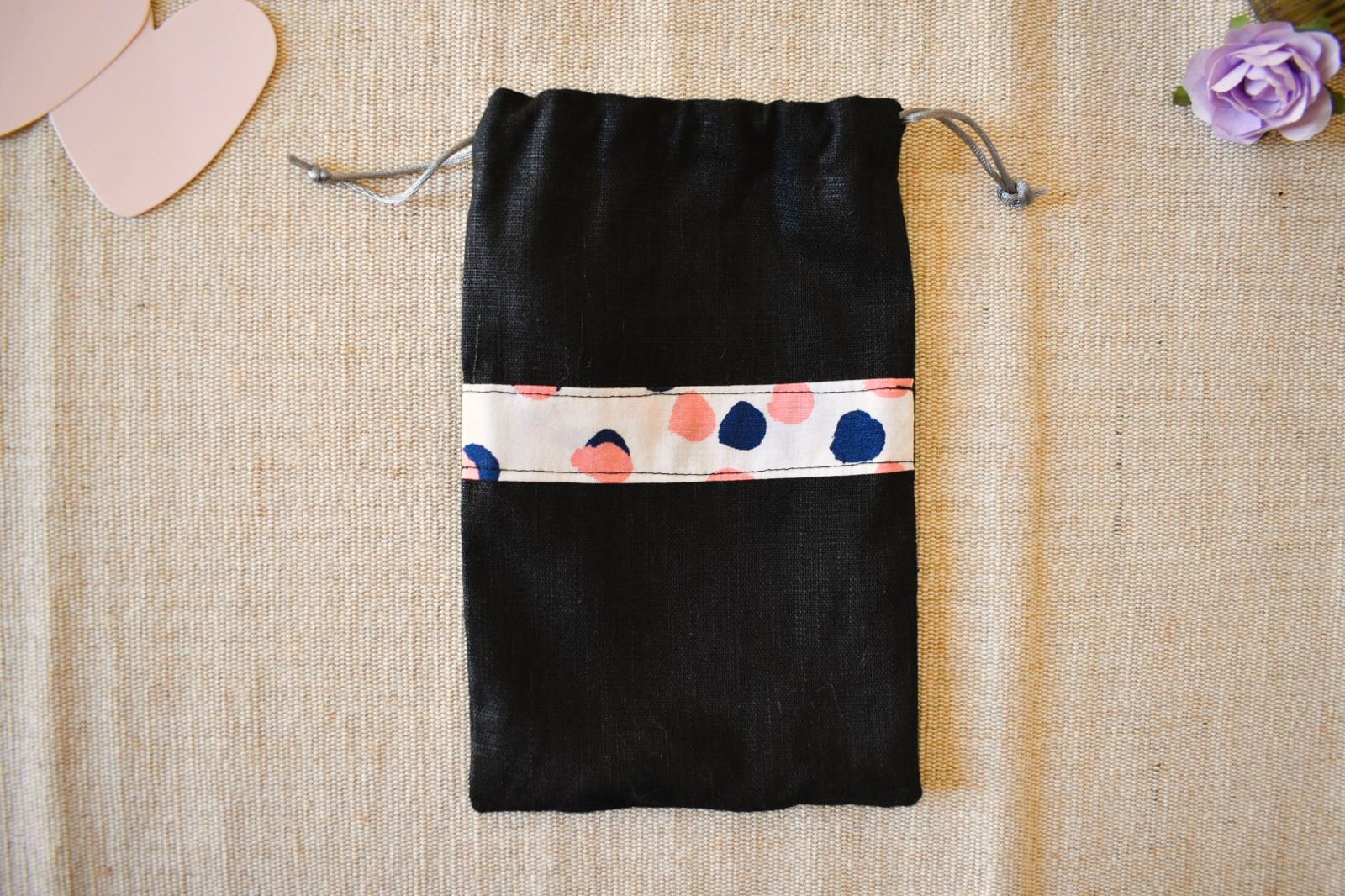 Cravate, Pochette et Chouchou - Blanc à Gros Pois – Image 5