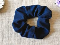 chouchou bleu marine