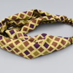 bandeau ocre carreaux