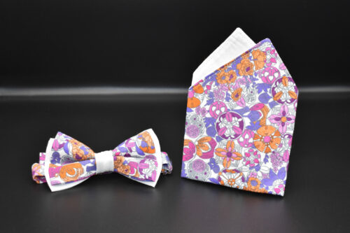 noeud_papillon_violet_orange_blanc