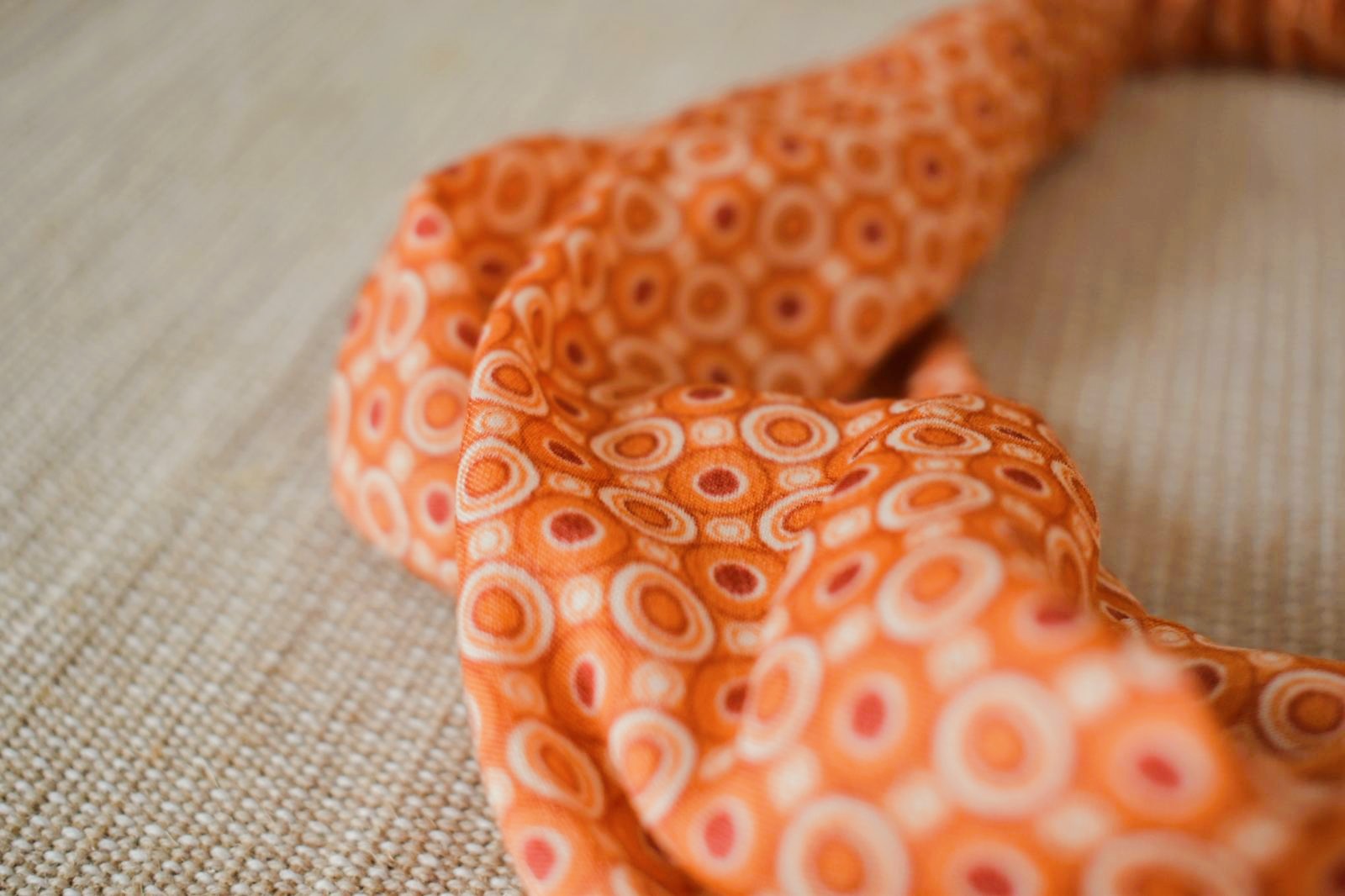 Bandeau - Orange à Motifs – Image 4