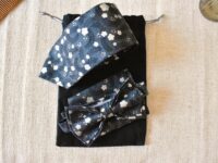 noir fleur argent
