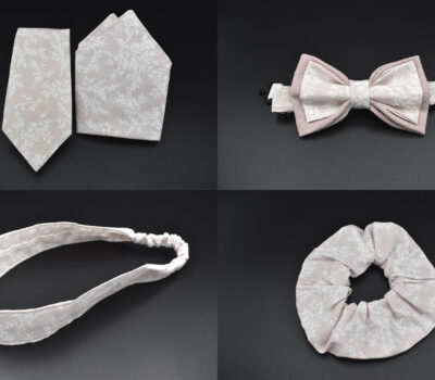 Ensemble rose fleurit