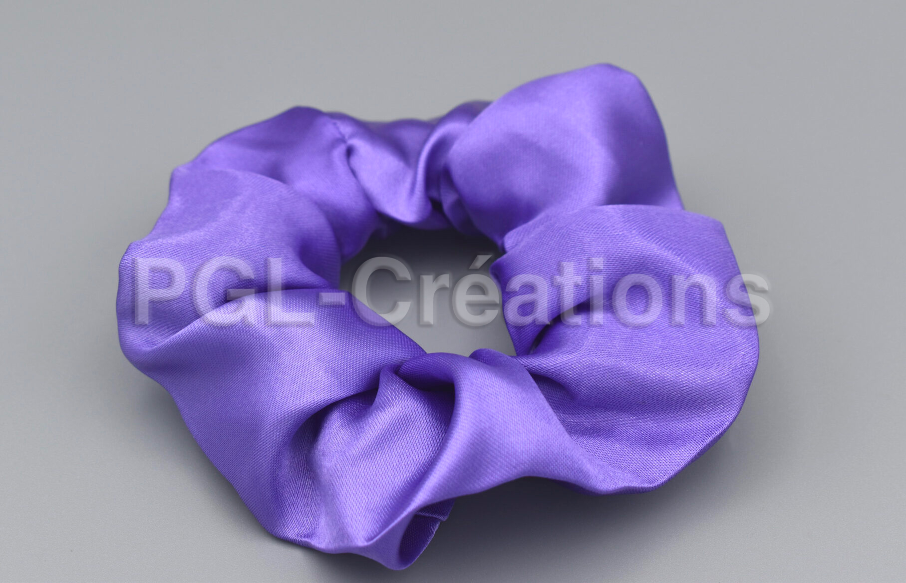 chouchou satin violet