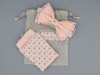 Ensemble NP Rose Poudre Motif Fleur