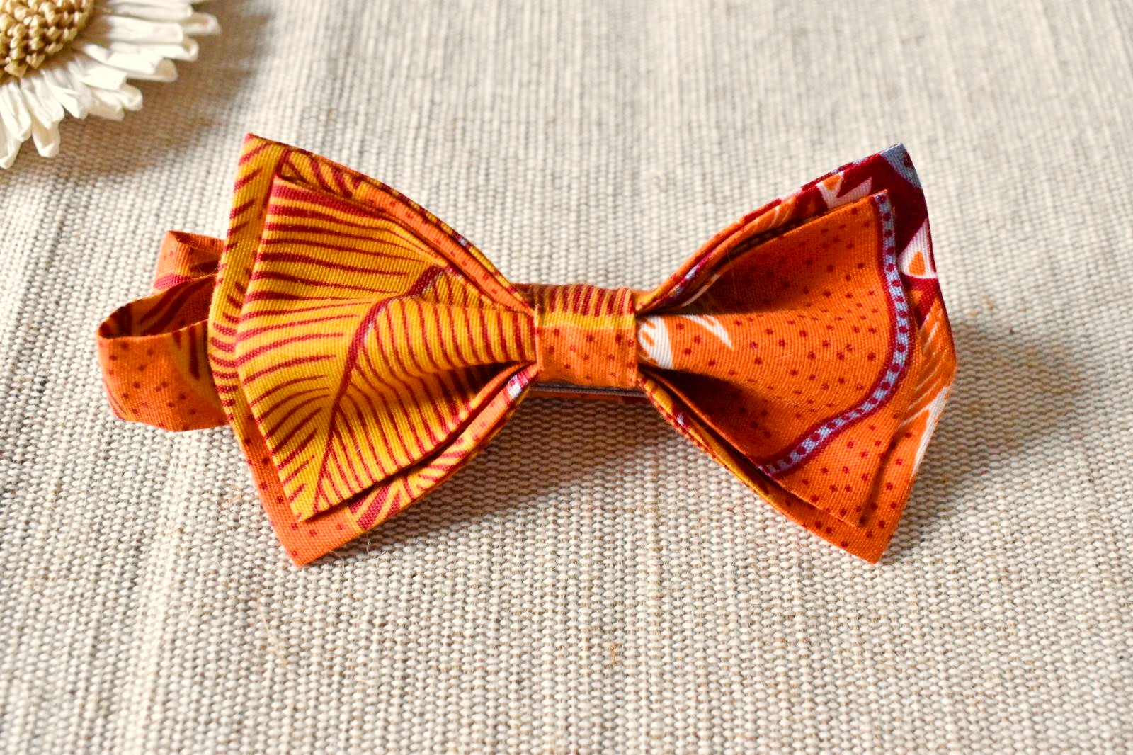 Nœud Papillon & Pochette - Wax Orange – Image 3