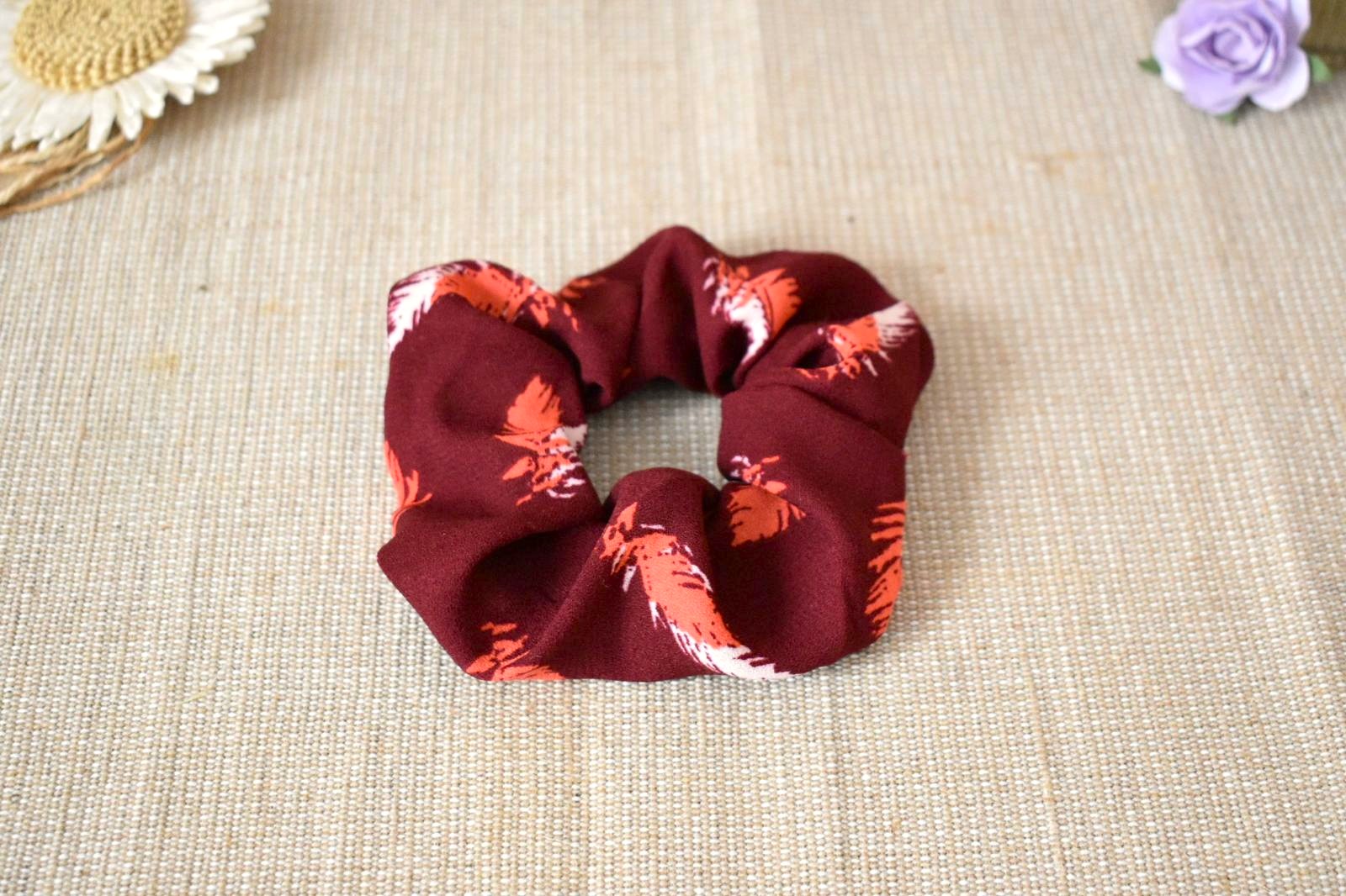 Chouchou - Bordeaux Motifs Rouges – Image 2