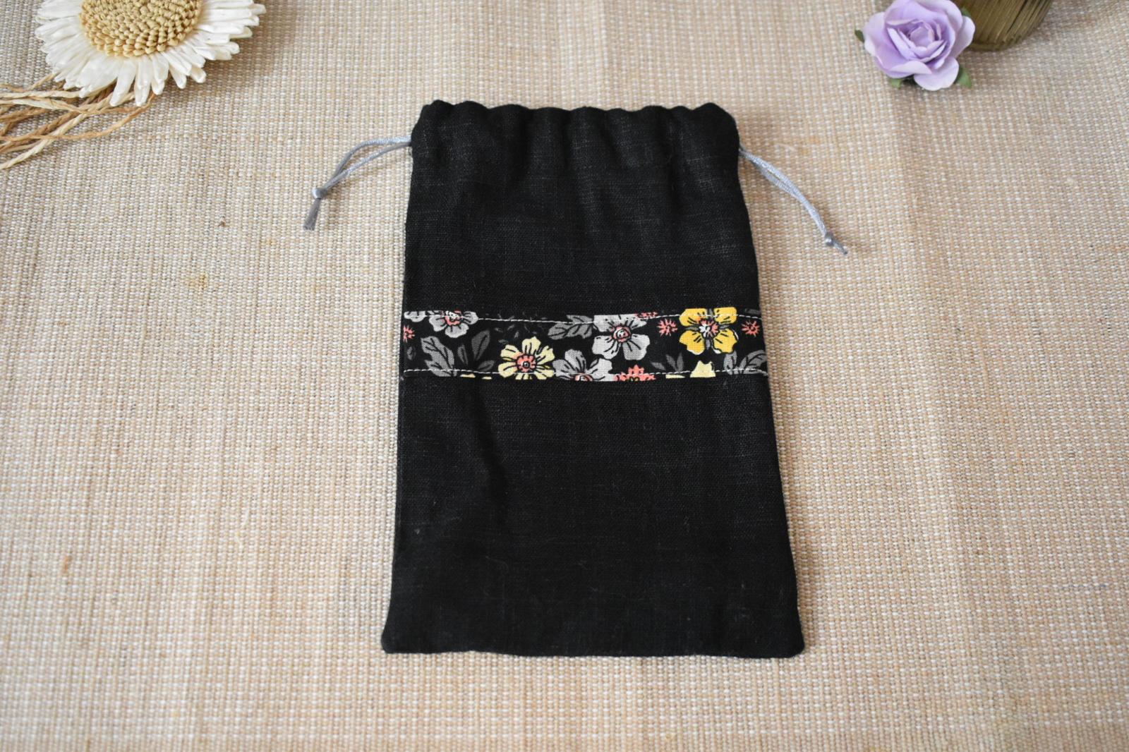 Cravate & Pochette - Noir Floral – Image 5