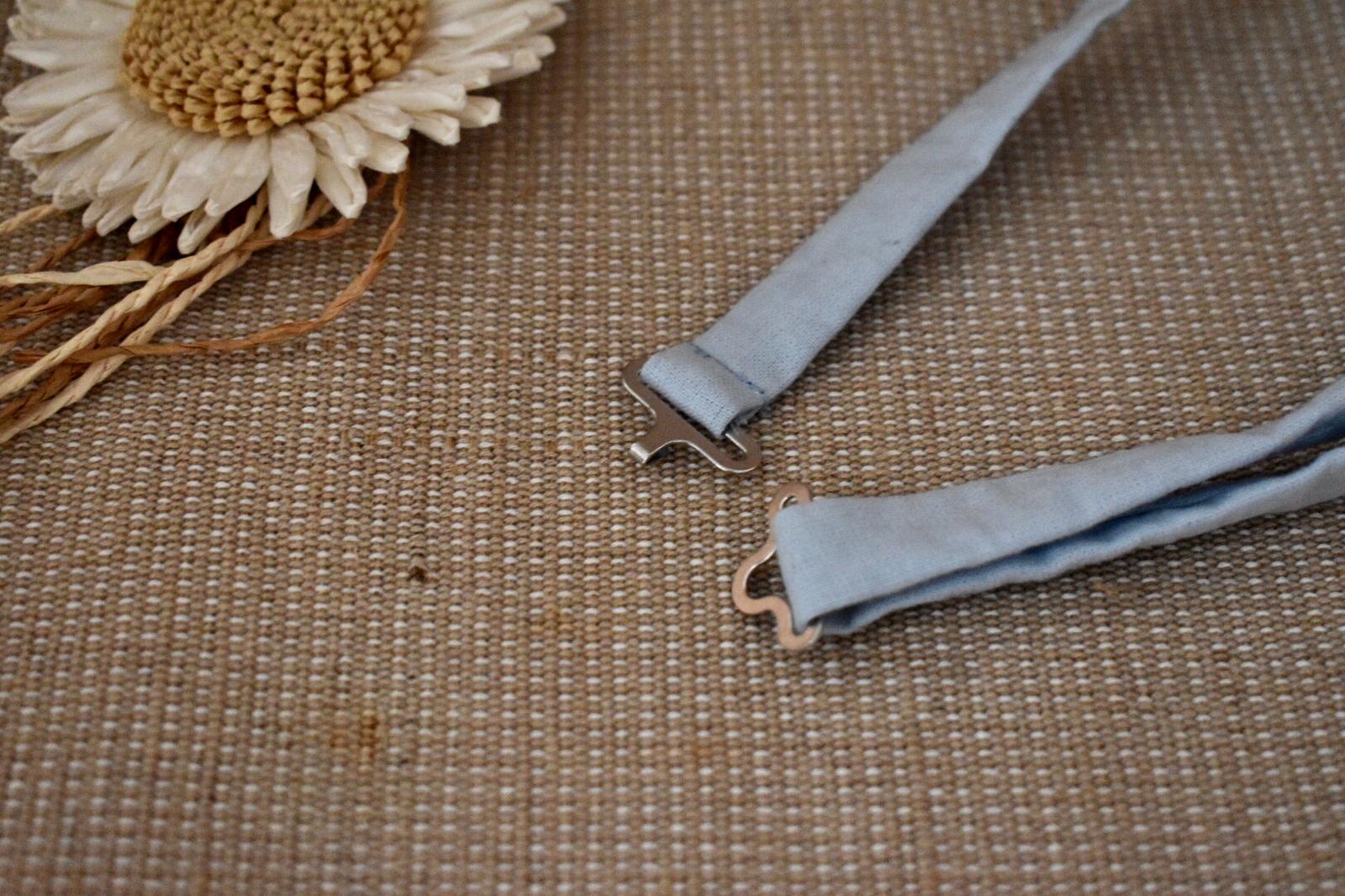 Nœud Papillon - Bleu Clair et Motifs – Image 2