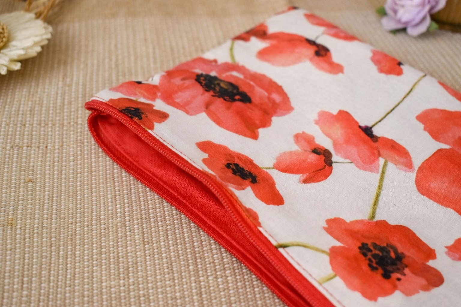 Trousse Plate - Coquelicot – Image 2