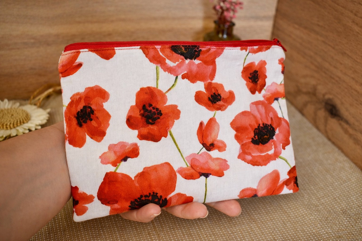 Trousse Plate - Coquelicot – Image 3